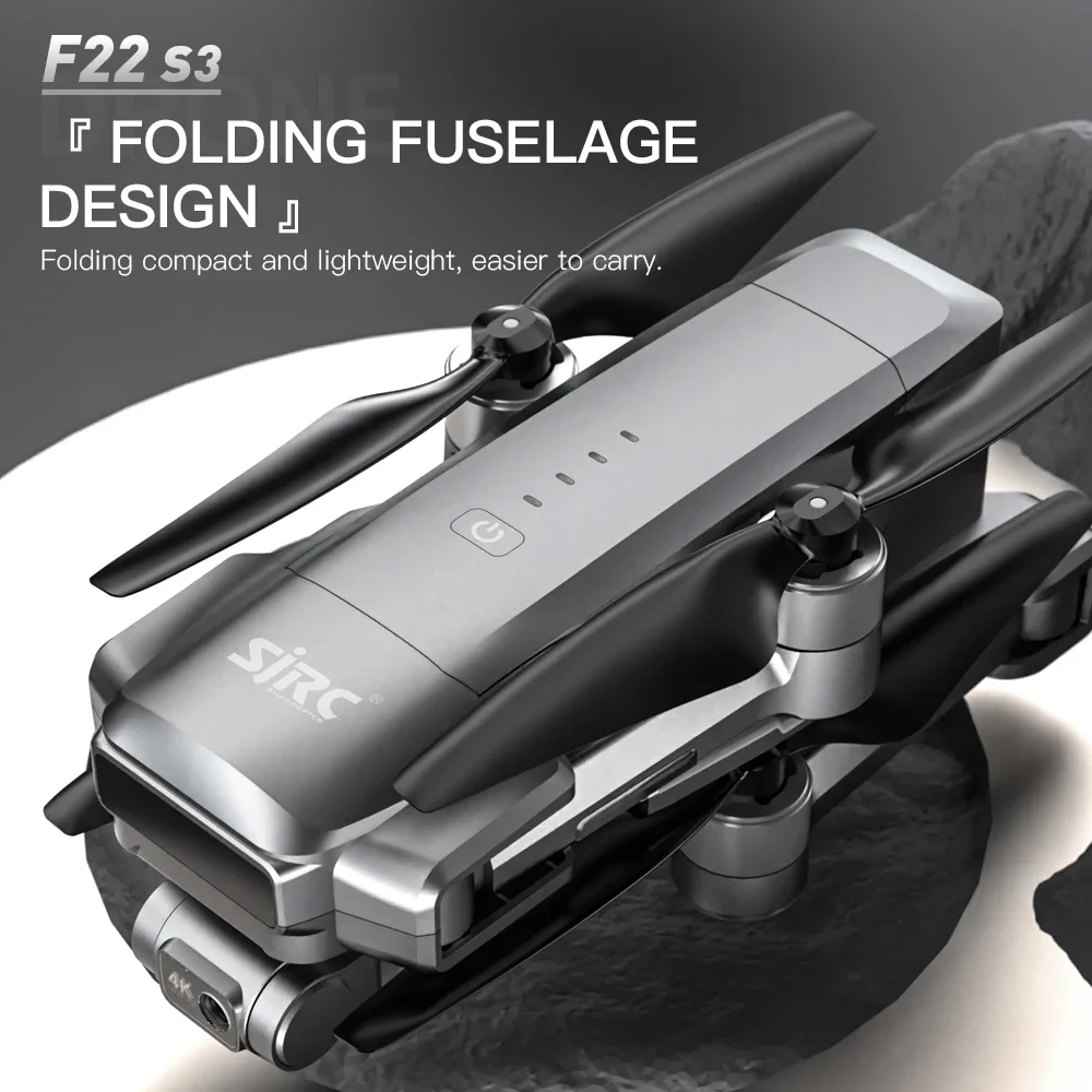 SJRC F22 S3 pro Foldable RC Qu - Drone Surveying recension och pris