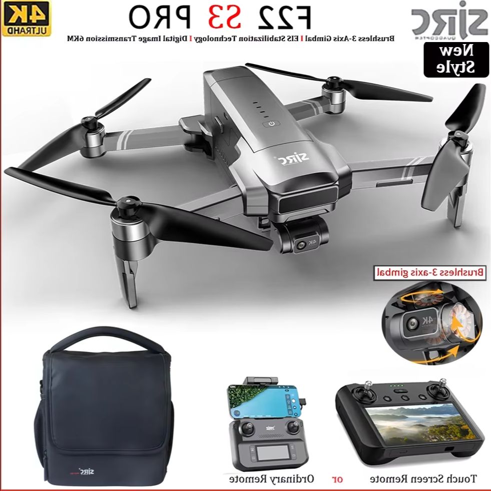 SJRC F22 S3 pro Foldable RC Qu - Drone Surveying recension och pris